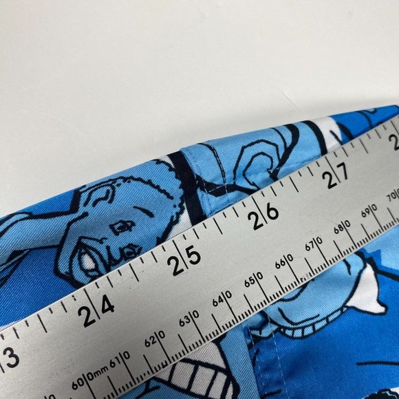 Vintage Fat Albert Platinum Fubu Shirt Mens XL All Over Print Button Front - Picture 12 of 12